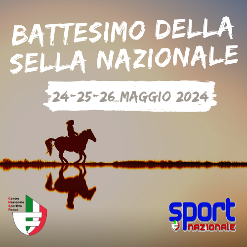 BATTESIMO DELLA SELLA NAZIONALE 2024